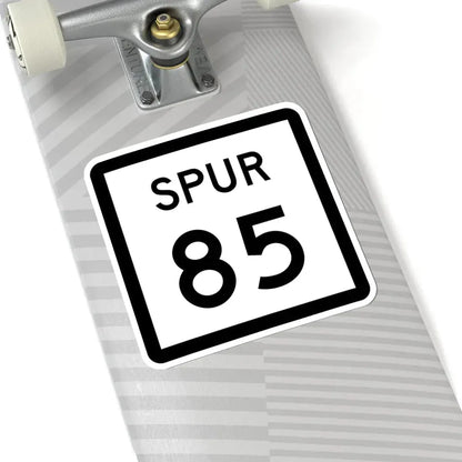 Texas Spur 85 (Texas) (Road Sign) STICKER Vinyl Kiss-Cut Decal - The Sticker Space