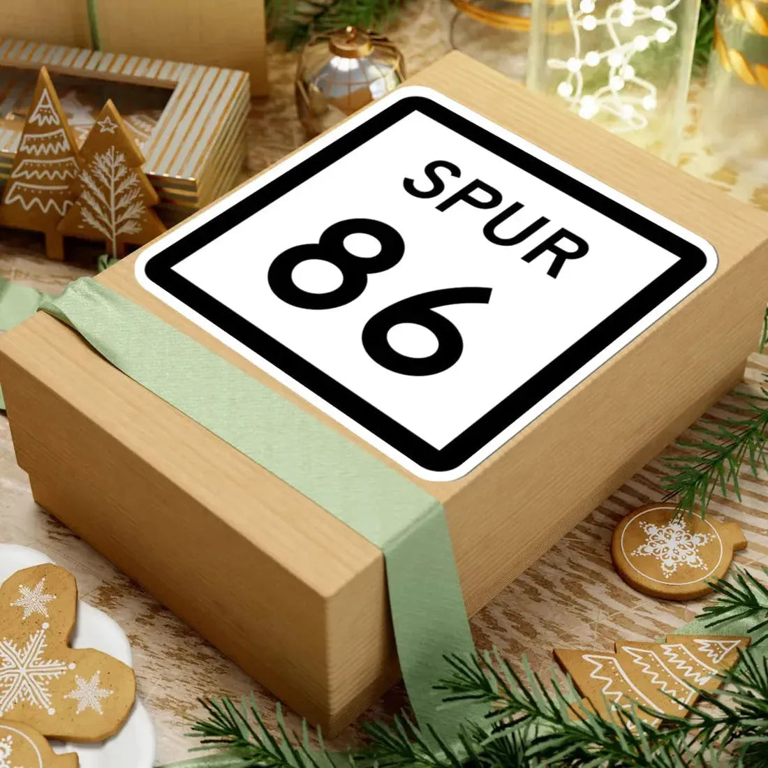 Texas Spur 86 (Texas) (Road Sign) STICKER Vinyl Kiss-Cut Decal - The Sticker Space