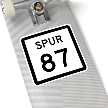 Texas Spur 87 (Texas) (Road Sign) STICKER Vinyl Kiss-Cut Decal - The Sticker Space