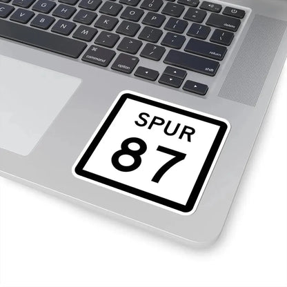 Texas Spur 87 (Texas) (Road Sign) STICKER Vinyl Kiss-Cut Decal - The Sticker Space