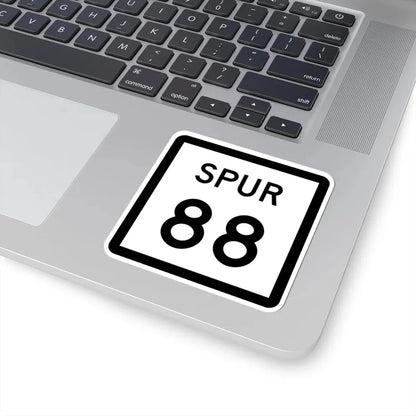 Texas Spur 88 (Texas) (Road Sign) STICKER Vinyl Kiss-Cut Decal - The Sticker Space