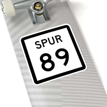 Texas Spur 89 (Texas) (Road Sign) STICKER Vinyl Kiss-Cut Decal - The Sticker Space