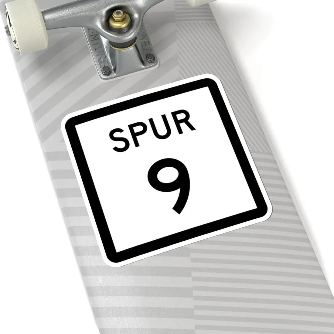 Texas Spur 9 (Texas) (Road Sign) STICKER Vinyl Kiss-Cut Decal - The Sticker Space