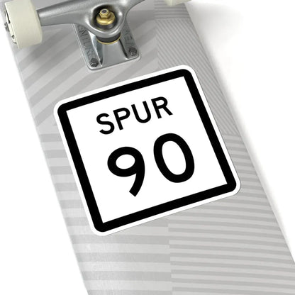 Texas Spur 90 (Texas) (Road Sign) STICKER Vinyl Kiss-Cut Decal - The Sticker Space