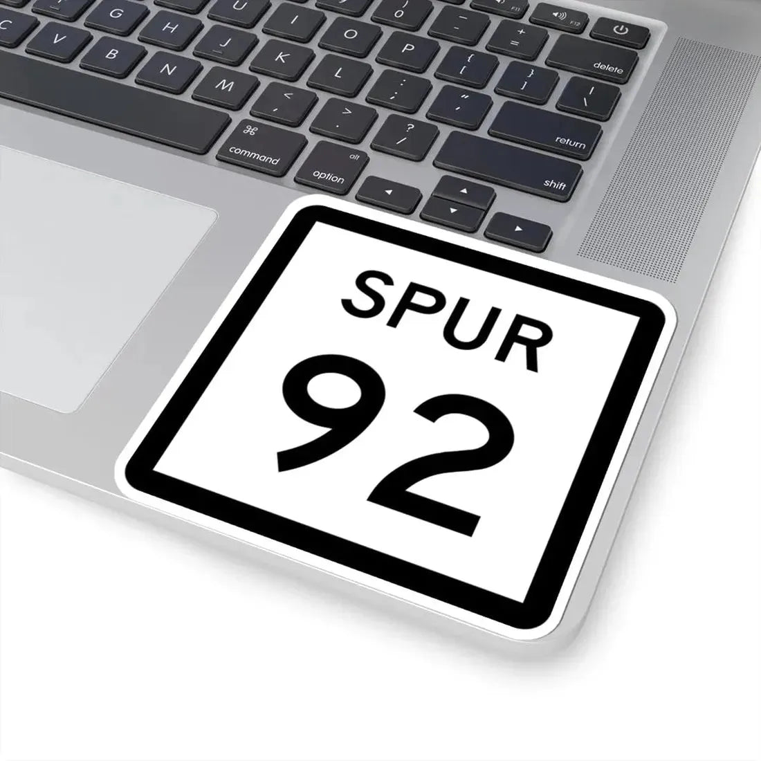 Texas Spur 92 (Texas) (Road Sign) STICKER Vinyl Kiss-Cut Decal - The Sticker Space