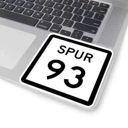 Texas Spur 93 (Texas) (Road Sign) STICKER Vinyl Kiss-Cut Decal - The Sticker Space
