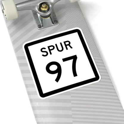 Texas Spur 97 (Texas) (Road Sign) STICKER Vinyl Kiss-Cut Decal - The Sticker Space