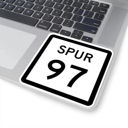 Texas Spur 97 (Texas) (Road Sign) STICKER Vinyl Kiss-Cut Decal - The Sticker Space