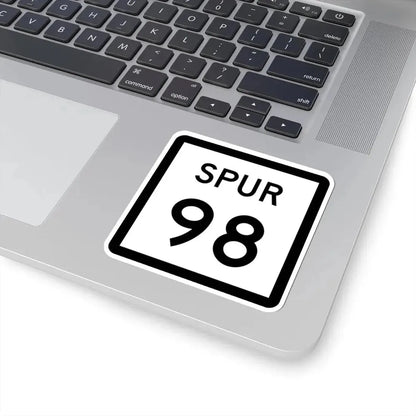 Texas Spur 98 (Texas) (Road Sign) STICKER Vinyl Kiss-Cut Decal - The Sticker Space
