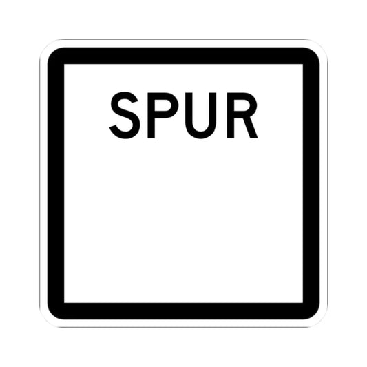 Texas Spur blank (Texas) (Road Sign) STICKER Vinyl Kiss-Cut Decal 2 Inch White - The Sticker Space