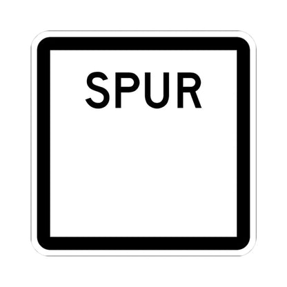 Texas Spur blank (Texas) (Road Sign) STICKER Vinyl Kiss-Cut Decal 3 Inch White - The Sticker Space