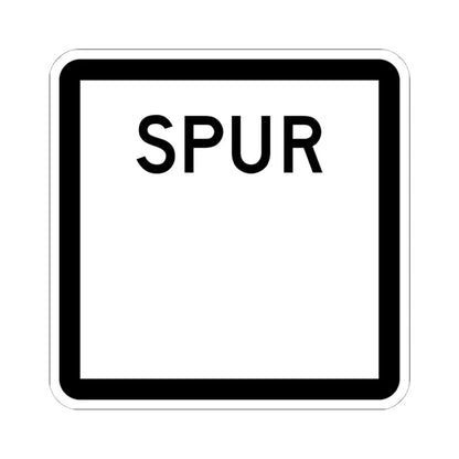 Texas Spur blank (Texas) (Road Sign) STICKER Vinyl Kiss-Cut Decal 6 Inch White - The Sticker Space
