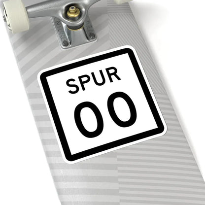 Texas Spur XX (Texas) (Road Sign) STICKER Vinyl Kiss-Cut Decal - The Sticker Space