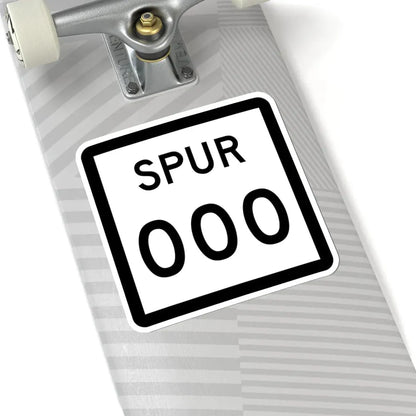 Texas Spur XXX (Texas) (Road Sign) STICKER Vinyl Kiss-Cut Decal - The Sticker Space