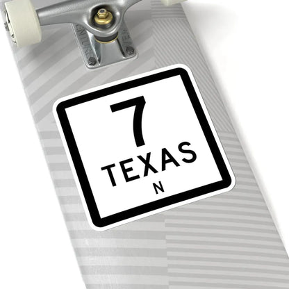 Texas X-X (Texas) (Road Sign) STICKER Vinyl Kiss-Cut Decal - The Sticker Space