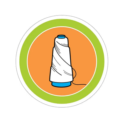 Textile (Boy Scouts Merit Badge) STICKER Vinyl Die-Cut Decal 6 Inch - The Sticker Space