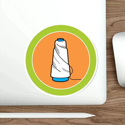 Textile (Boy Scouts Merit Badge) STICKER Vinyl Die-Cut Decal - The Sticker Space