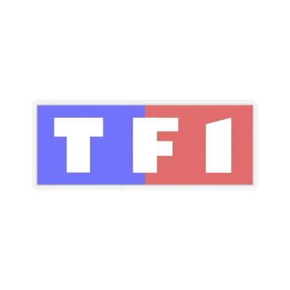 TF1 (1990-2006) (Logo) STICKER Vinyl Kiss-Cut Decal 3 Inch Transparent - The Sticker Space