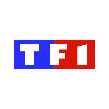 TF1 (1990-2006) (Logo) STICKER Vinyl Kiss-Cut Decal 3 Inch White - The Sticker Space