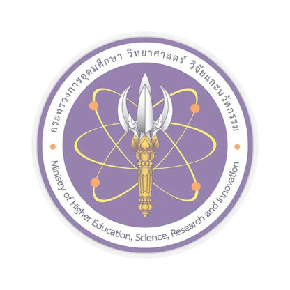 Thai MHESI emblem (Thailand) STICKER Vinyl Kiss-Cut Decal 6 Inch Transparent - The Sticker Space
