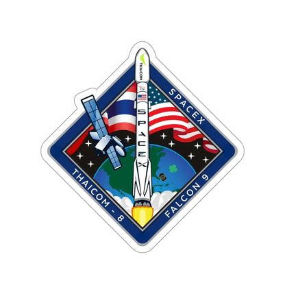 Thaicom-8 (SpaceX) STICKER Vinyl Die-Cut Decal 4 Inch - The Sticker Space