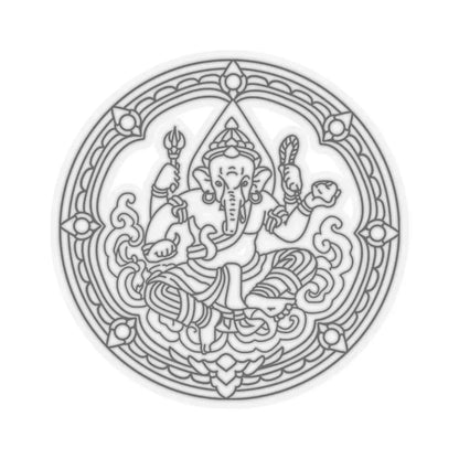 Thailand Fine Arts Dept Seal (Thailand) STICKER Vinyl Kiss-Cut Decal 4 Inch Transparent - The Sticker Space