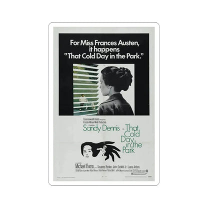 That Cold Day in the Park 1969 Movie Poster STICKER Vinyl Die-Cut Decal 2 Inch - The Sticker Space