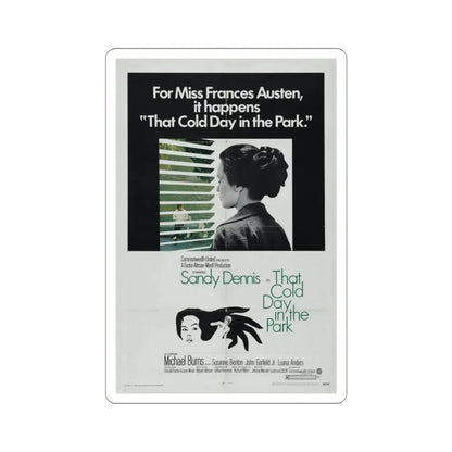 That Cold Day in the Park 1969 Movie Poster STICKER Vinyl Die-Cut Decal 3 Inch - The Sticker Space