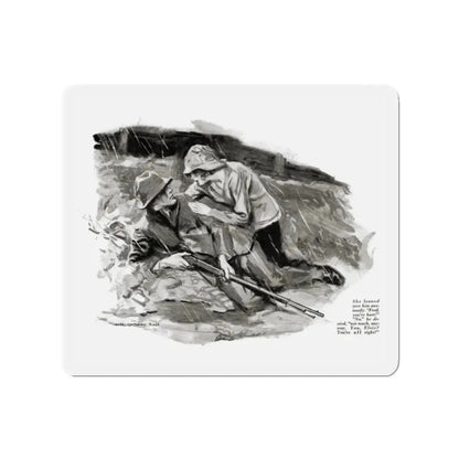 That Girl of Lazy Lekart's (2), McCalls, September 1922 (Magazine Illustration) Refrigerator Magnet 2 Inch Die-Cut - The Sticker Space