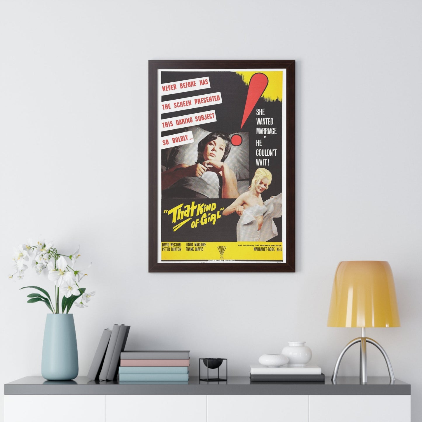 THAT KIND OF GIRL 1963 - Framed Movie Poster-The Sticker Space