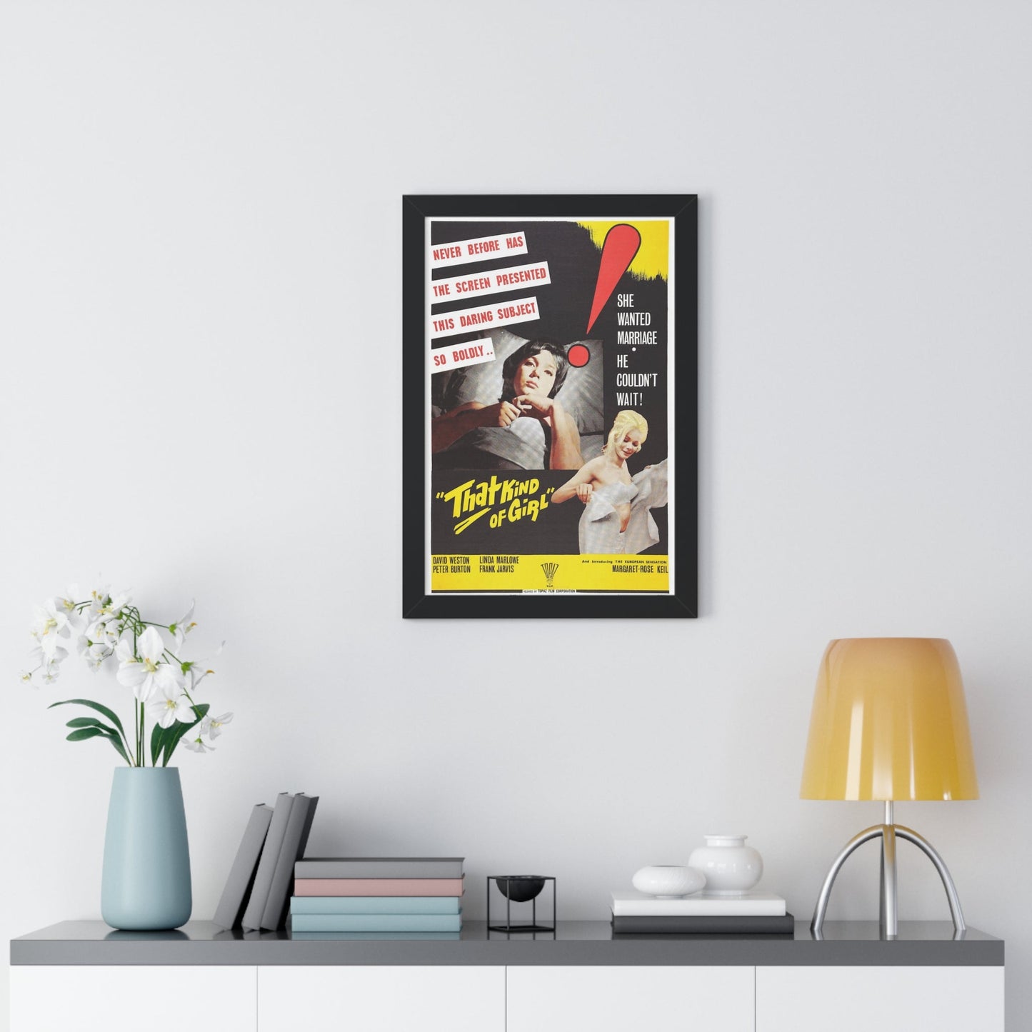 THAT KIND OF GIRL 1963 - Framed Movie Poster-The Sticker Space