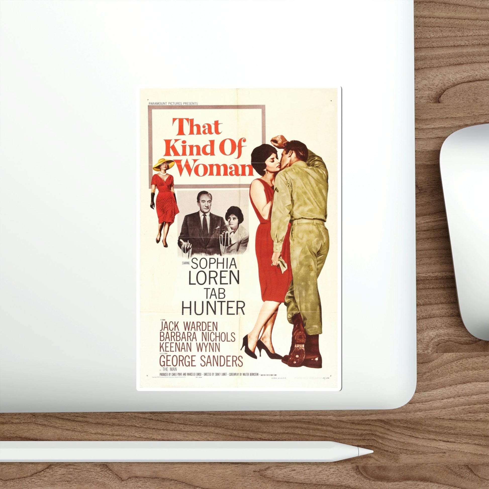 That Kind of Woman 1959 Movie Poster STICKER Vinyl Die-Cut Decal-The Sticker Space