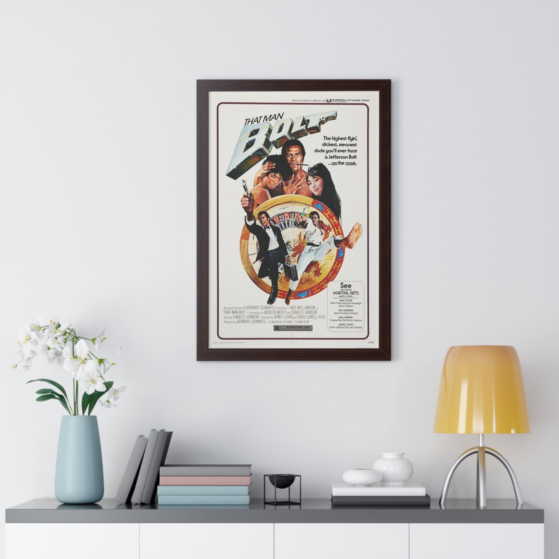 THAT MAN BOLT 1973 - Framed Movie Poster-The Sticker Space