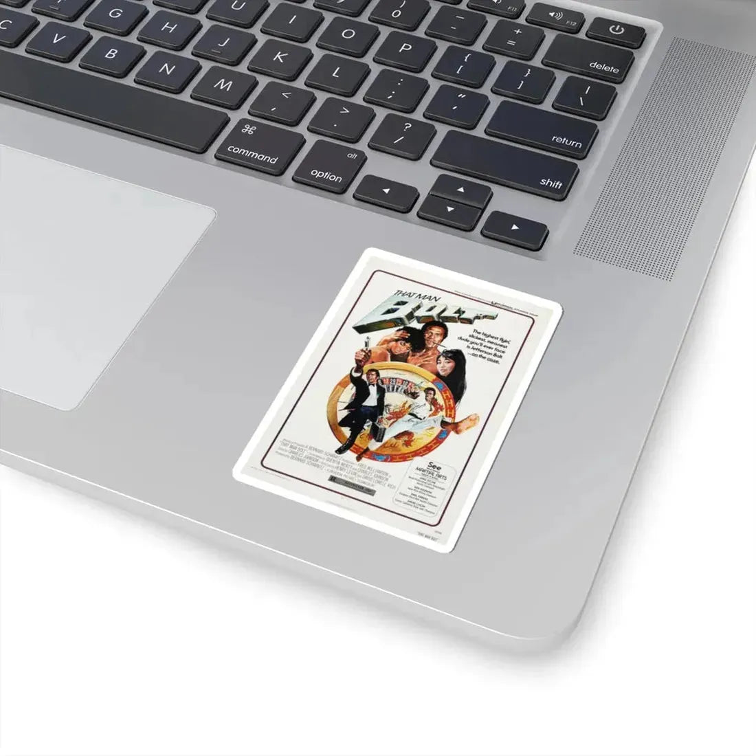 THAT MAN BOLT 1973 Movie Poster - STICKER Vinyl Kiss-Cut Decal - The Sticker Space