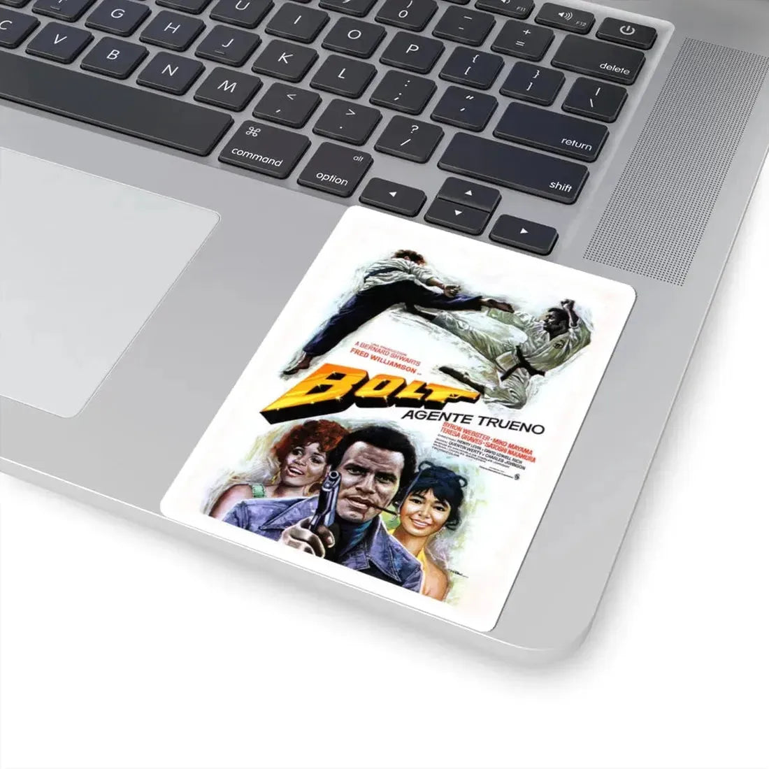 THAT MAN BOLT (2) 1973 Movie Poster - STICKER Vinyl Kiss-Cut Decal - The Sticker Space