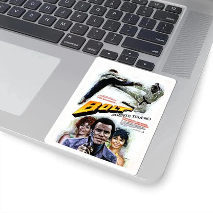 THAT MAN BOLT (2) 1973 Movie Poster - STICKER Vinyl Kiss-Cut Decal - The Sticker Space