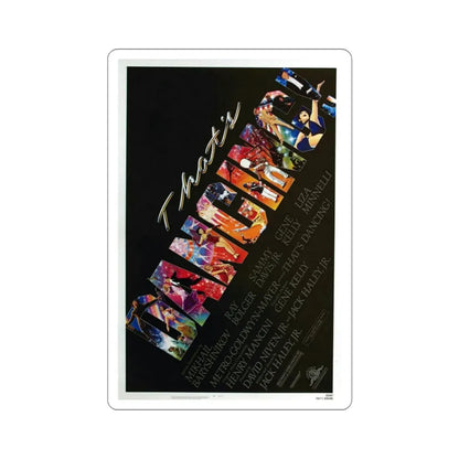 That's Dancing! 1985 Movie Poster STICKER Vinyl Die-Cut Decal 3 Inch - The Sticker Space