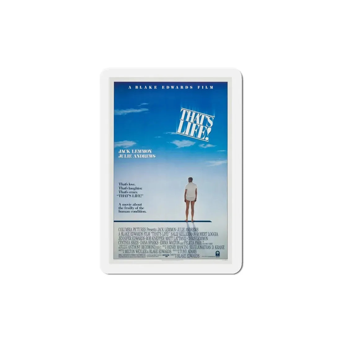 That's Life! 1986 Movie Poster Refrigerator Magnet 4 Inch - The Sticker Space