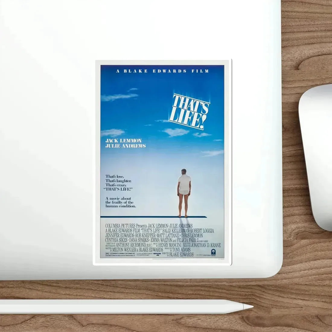 That's Life! 1986 Movie Poster STICKER Vinyl Die-Cut Decal - The Sticker Space