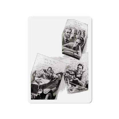 That's My Story, Liberty magazine, November 12, 1938 (Magazine Illustration) Refrigerator Magnet 3 Inch Die-Cut - The Sticker Space