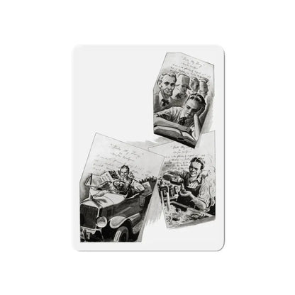 That's My Story, Liberty magazine, November 12, 1938 (Magazine Illustration) Refrigerator Magnet 6 Inch Die-Cut - The Sticker Space