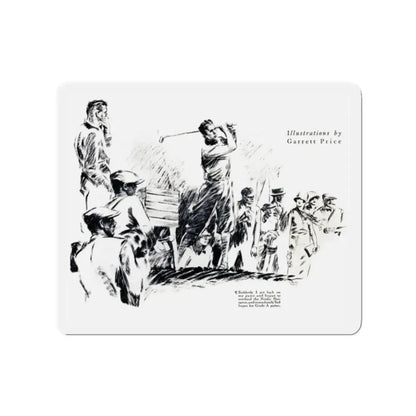 That Same Old Golf Story (1), College Humor, September 1926 (Magazine Illustration) Refrigerator Magnet 2 Inch Die-Cut - The Sticker Space