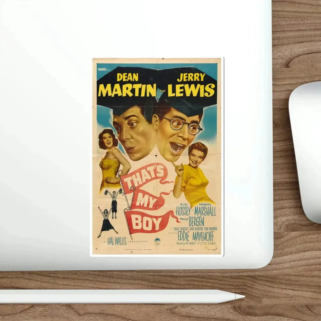 Thats My Boy 1951 Movie Poster STICKER Vinyl Die-Cut Decal - The Sticker Space