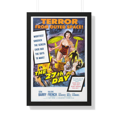 THE 27TH DAY 1957 - Framed Movie Poster-20" x 30"-The Sticker Space