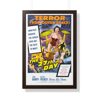 THE 27TH DAY 1957 - Framed Movie Poster-20" x 30"-The Sticker Space