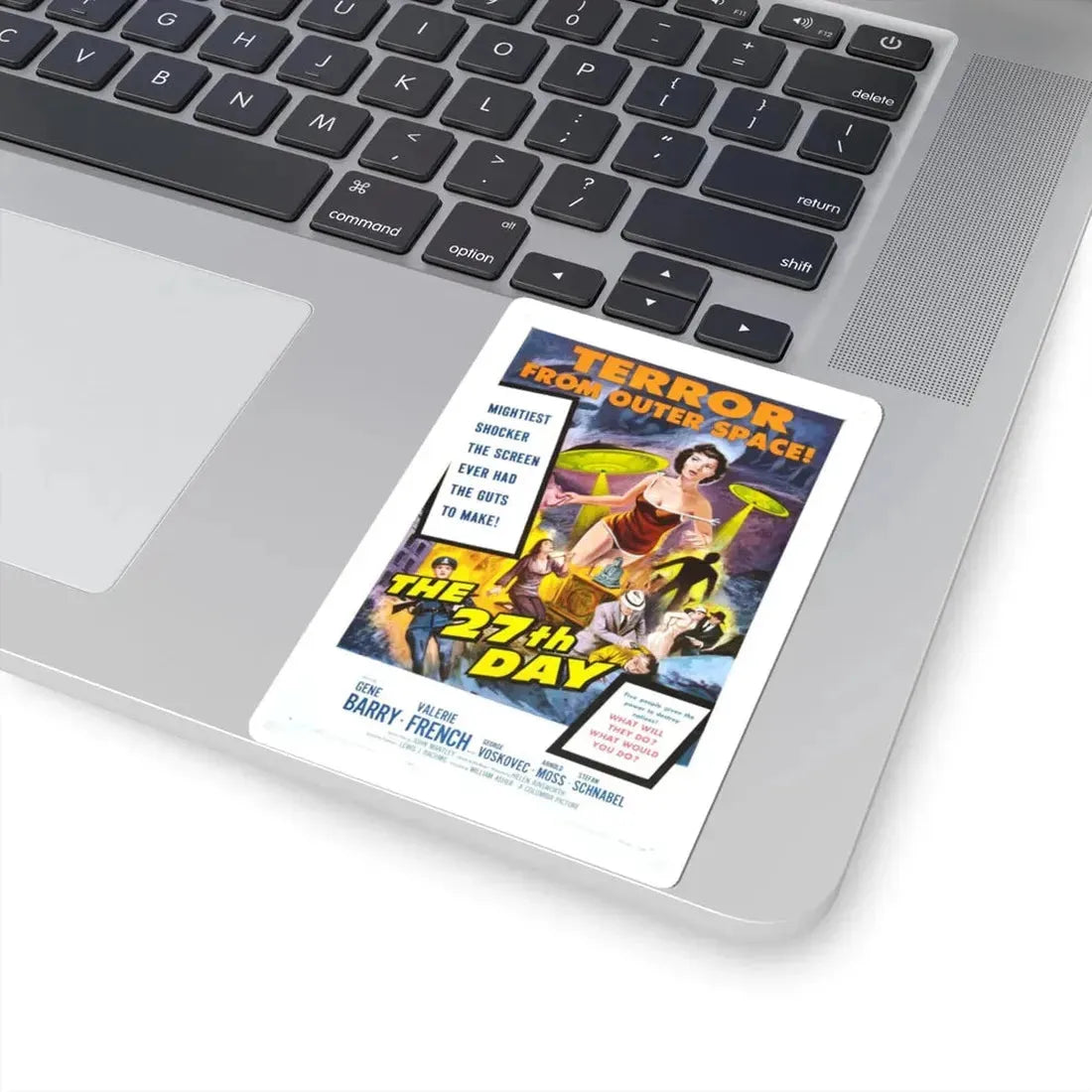 THE 27TH DAY 1957 Movie Poster - STICKER Vinyl Kiss-Cut Decal - The Sticker Space