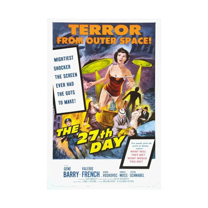 THE 27TH DAY 1957 - Paper Movie Poster - The Sticker Space
