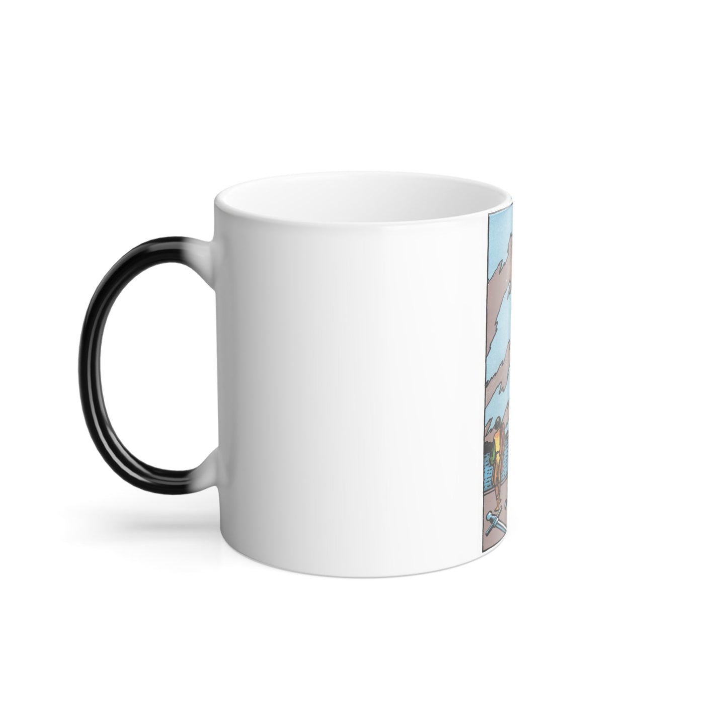 The 5 of Swords (Tarot Card) Color Changing Mug 11oz-11oz-The Sticker Space