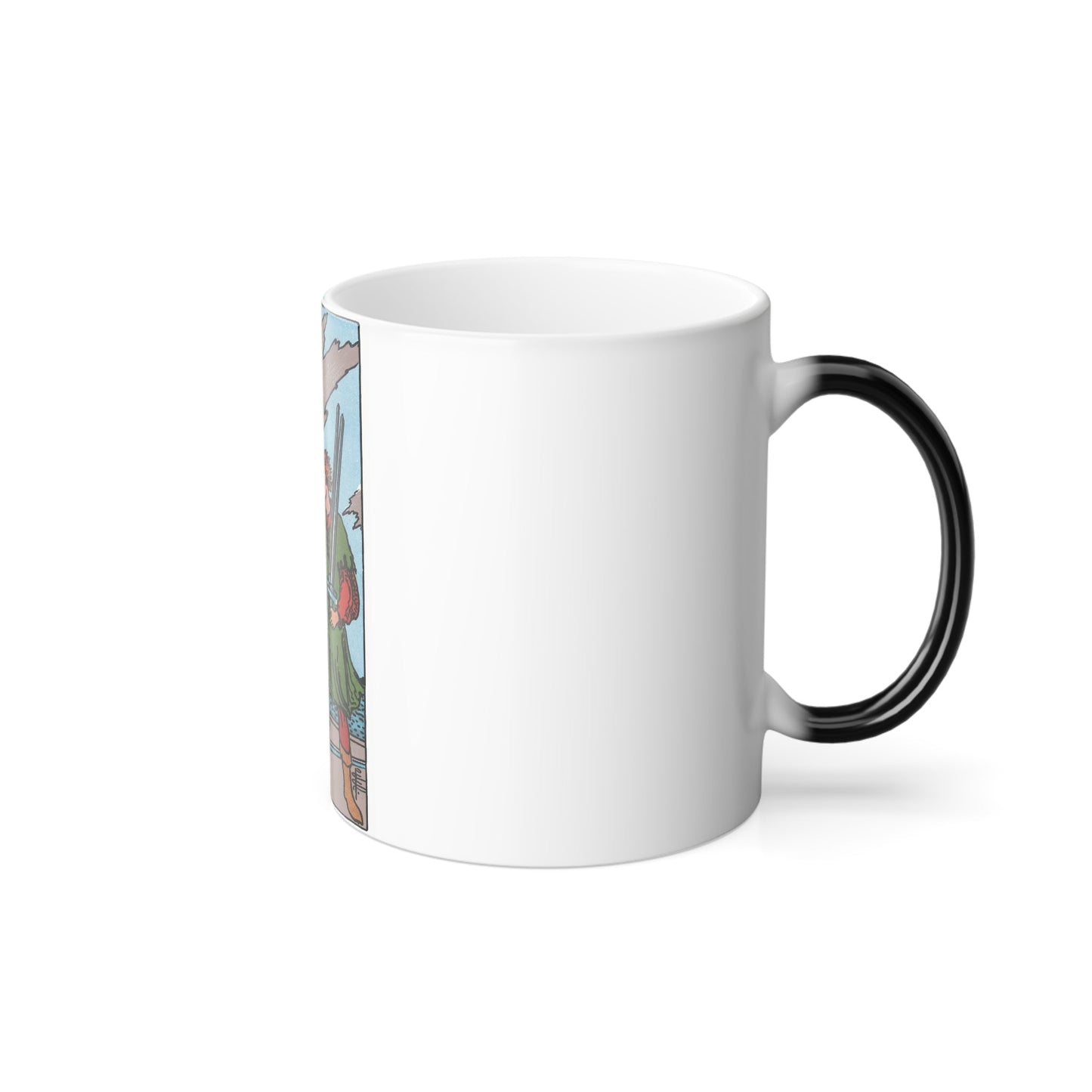 The 5 of Swords (Tarot Card) Color Changing Mug 11oz-11oz-The Sticker Space