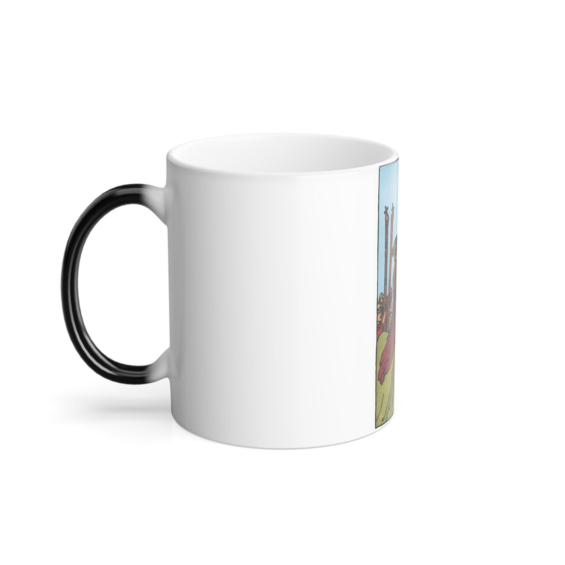 The 6 of Wands (Tarot Card) Color Changing Mug 11oz-11oz-The Sticker Space